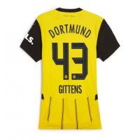 Borussia Dortmund Jamie Bynoe-Gittens #43 Hjemmedrakt Dame 2024-25 Kortermet